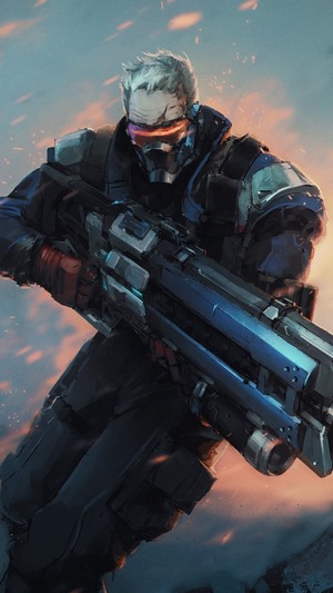 Soldier: 76 from Overwatch 4K