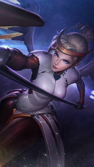 Mercy from Overwatch 4K