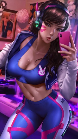 D.Va, Overwatch, 4k