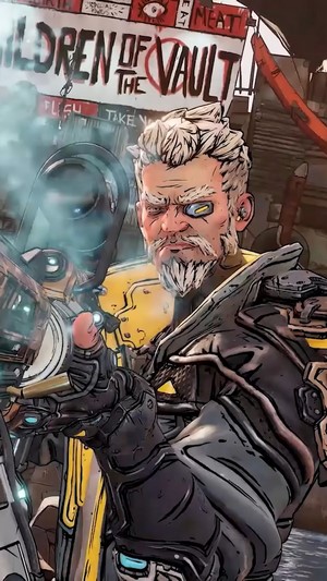 Zane from Borderlands 3 with a gun