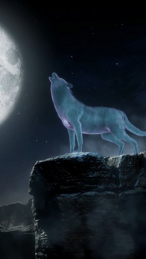 Nightwolf, Wolf, Full Moon, Mortal Kombat 11, 4k