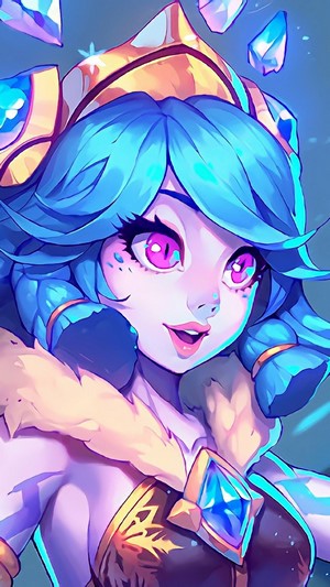 Neeko from LoL, Winter Wonder skin, 4K