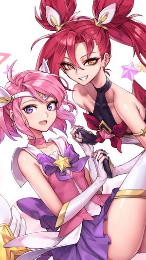 Jinx, Lux, LoL, Star Guardian HD