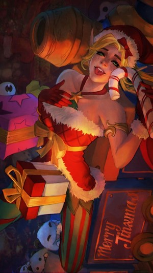 Jinx from League of Legends as Ambitious Elf