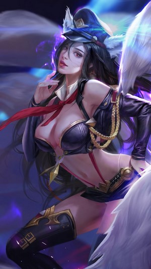 Ahri, LoL, Officer HD