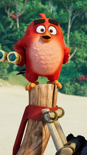 Red from The Angry Birds Movie 2 4K