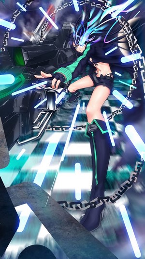 Black Rock Shooter with Cannon 4K