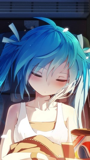 Anime, Girl, Summer, Hatsune Miku, Vocaloid, 4k