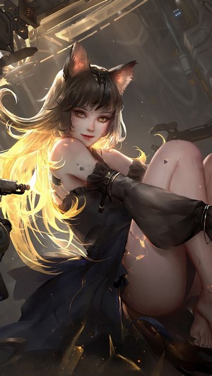 Anime, Fantasy, Neko Girl, 4k
