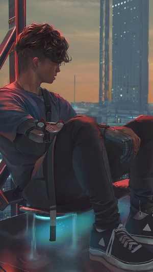 Cyberpunk, City, Sci-Fi, 4k
