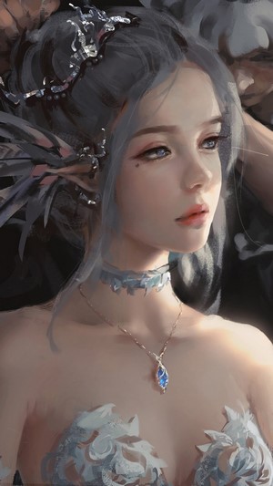 Fantasy, Beautiful, Girl, 4k