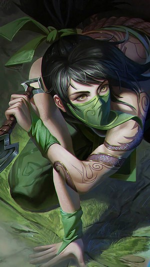 Akali from League of Legends 4K