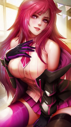 Katarina, LoL, Battle Academia, 4k