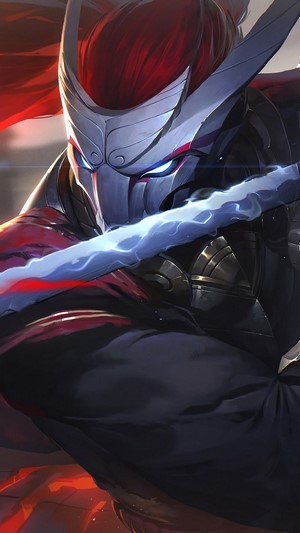 Yasuo from League of Legends Blood Moon 4K
