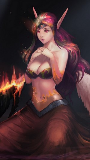 Morgana from LoL 4K