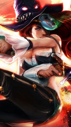Miss Fortune from LoL with Hextech Gunblade 4K