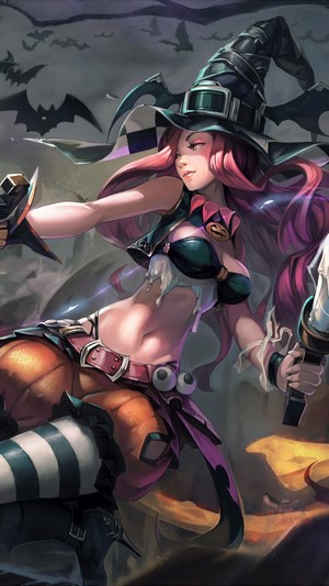 Miss Fortune from League of Legends Halloween skin