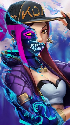 Akali from K/DA in 4K