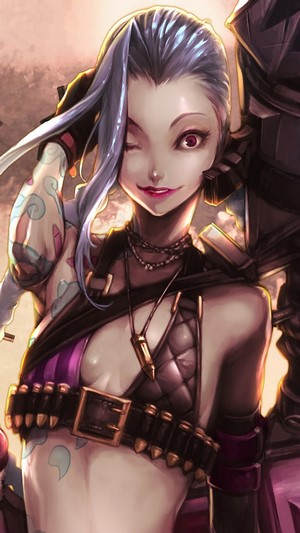Jinx from League of Legends 4K
