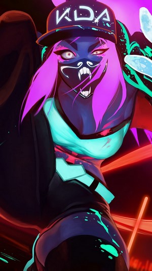 Akali from K/DA in 4K