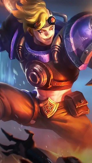 X.Borg Blue Storm from Mobile Legends 4K