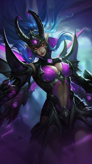 Karina, Doom Duelist, Skin, Mobile Legends, 4k
