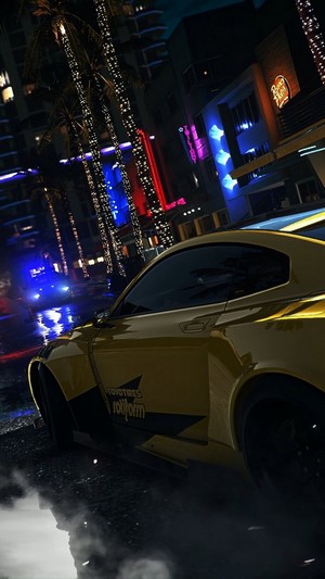 Need for Speed Heat 4K Yellow Car