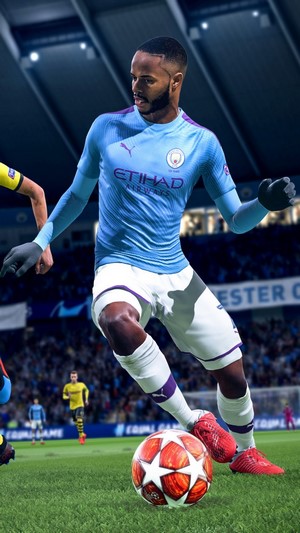Raheem Sterling from FIFA 20 in 4K