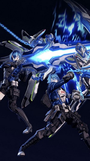 Astral Chain: Akira Howard with Sword and Arrow Legions