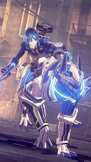 Akira Howard from Astral Chain with Beast Legion