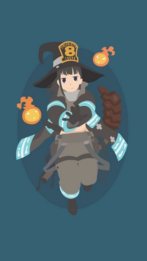 Maki Oze from Fire Force 4K
