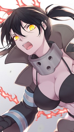Tamaki Kotatsu from Fire Force in 4K