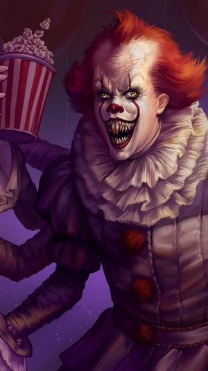 It Chapter 2, Pennywise, Scary, Clown, 4k