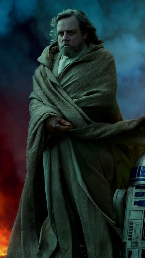 Luke Skywalker and R2-D2 from Star Wars 4K
