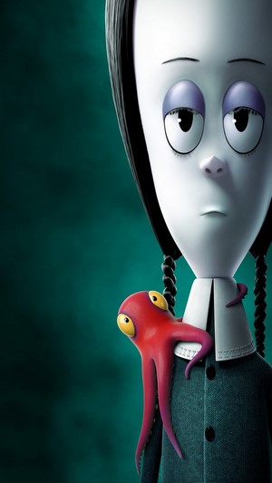 The Addams Family, Wednesday, Poster, 2019, Animation, 4k