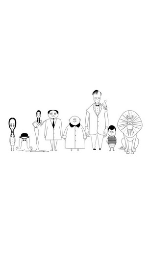 The Addams Family characters 4K