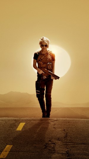 Terminator Dark Fate, Sarah Connor, 4k