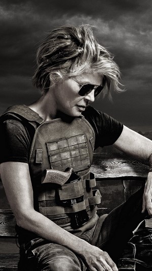 Sarah Connor from Terminator Dark Fate 4K