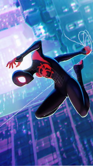 Miles Morales, Spider-Man Into the Spider-Verse, 4k HD Phone Wallpaper ...