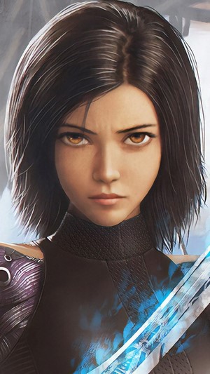 Alita Battle Angel, Sword, 4k