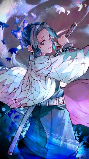 Shinobu Kocho from Kimetsu no Yaiba 4K