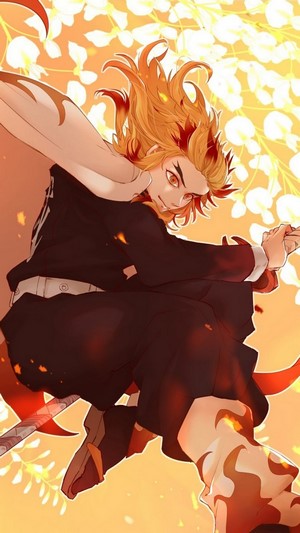 Kyojuro Rengoku from Kimetsu no Yaiba 4K