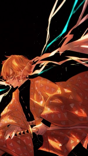 Zenitsu Agatsuma from Kimetsu no Yaiba 4K