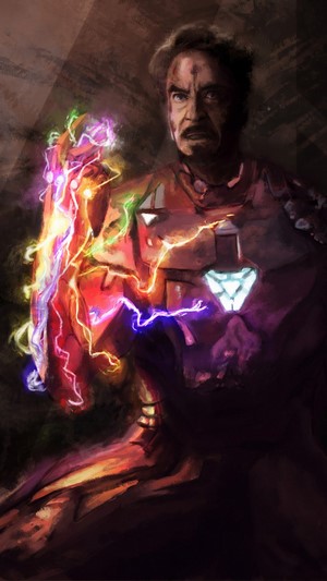 Iron Man with Infinity Stones