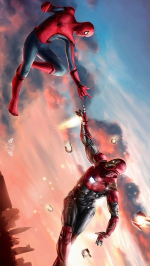 Spider-Man, Iron Man, 4k