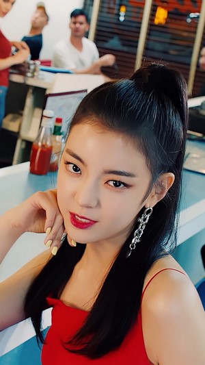 Lia from ITZY in ICY music video