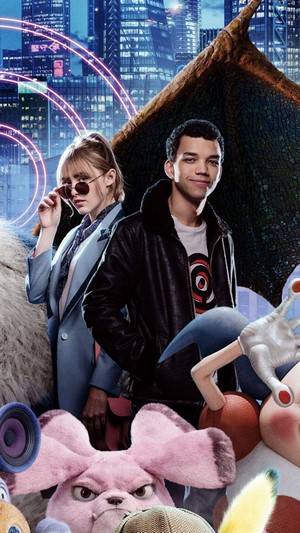 Characters from Pokemon Detective Pikachu 4K
