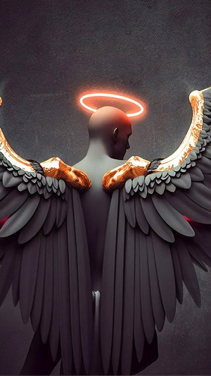 Angel, Angel Wings, Digital Art HD