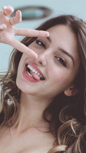 Celine Farach, Beautiful, Women, Smile, Model HD