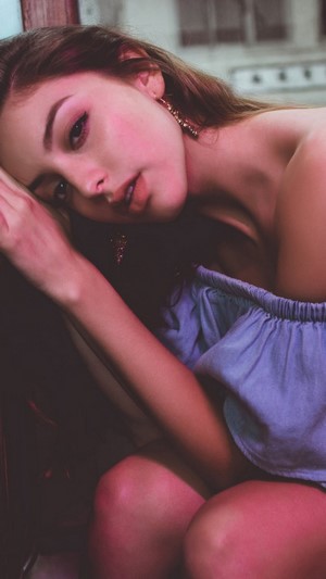 Celine Farach, a brunette model
